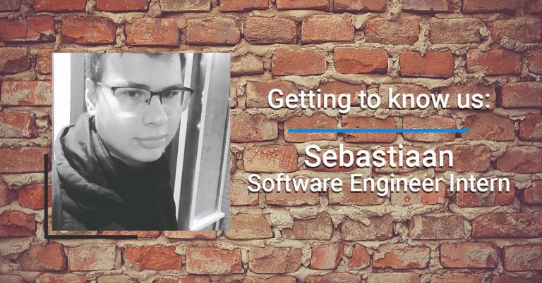 Getting to know us: Sebastiaan, Software Engineer Intern