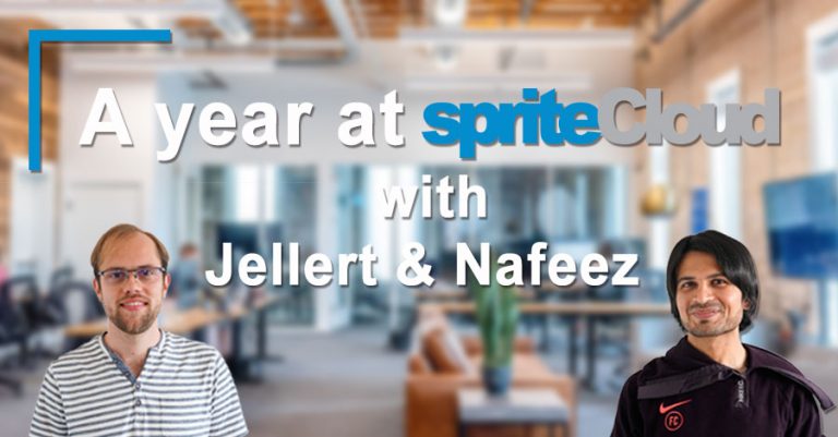 A year at spriteCloud: an interview with Jellert and Nafeez our software tester